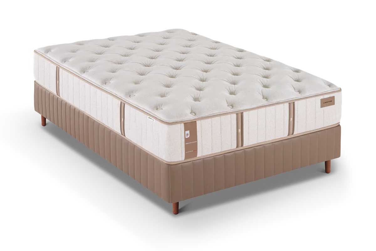 Colchão Linen Firm em ambiente